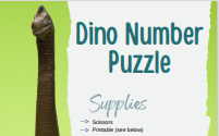 Dino Number Puzzle